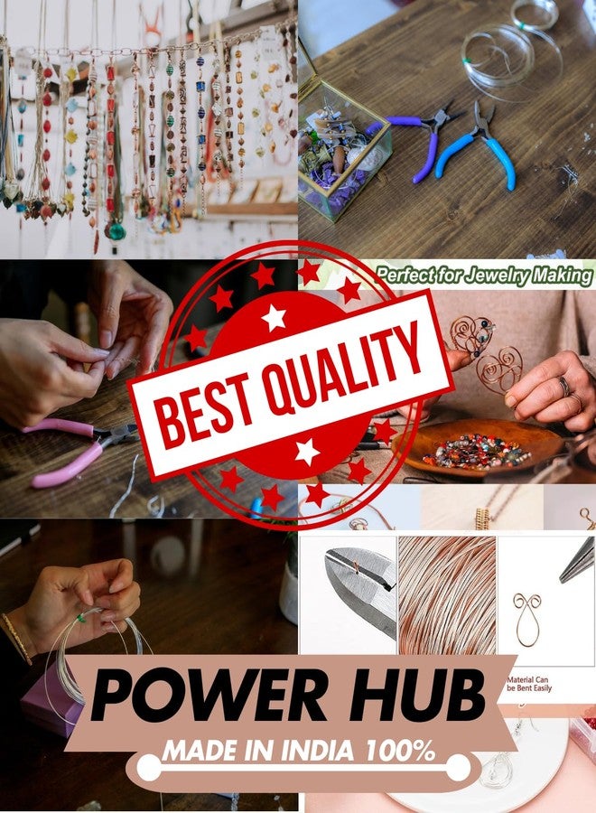 POWER HUB 10 Meter - 19 Gauge (1.02mm) Bare Copper Wire - 99.9% Pure - Dead Soft - Shiny - without Enameled - DIY Craft Jewellery - Image 4